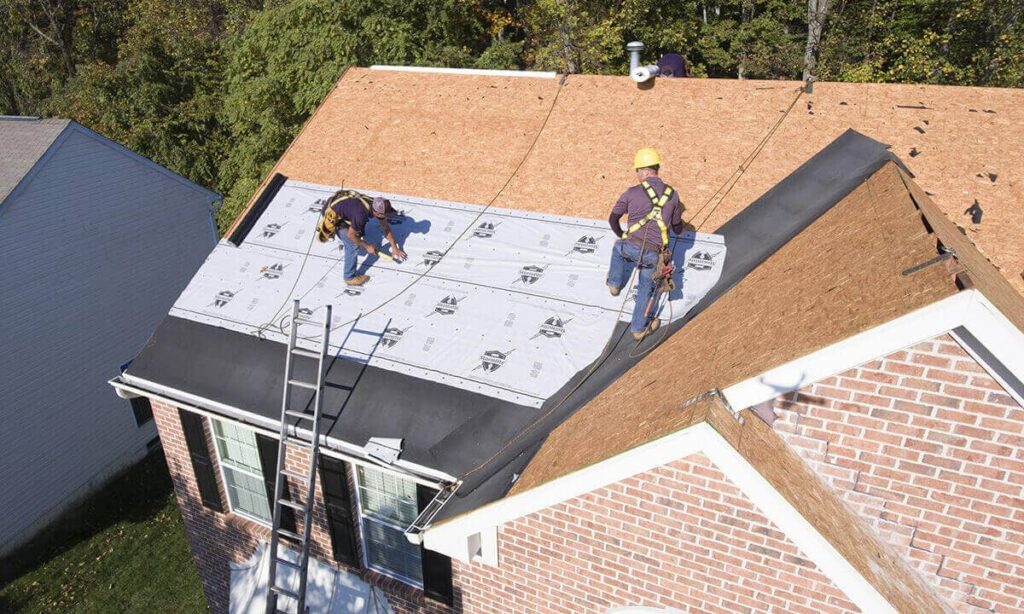 homes roof replacement