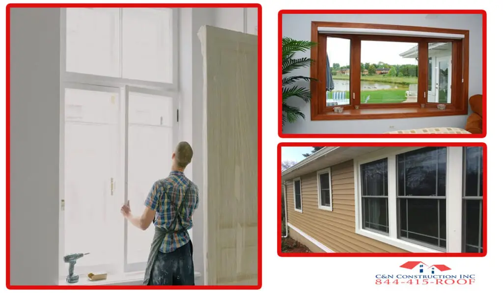 Residential windows installation or replacement.